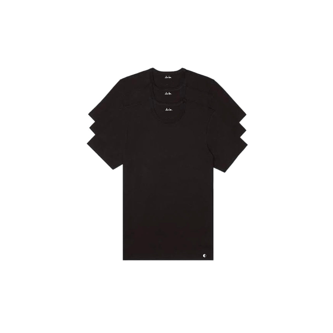 BLACK 3 PACK TEE
